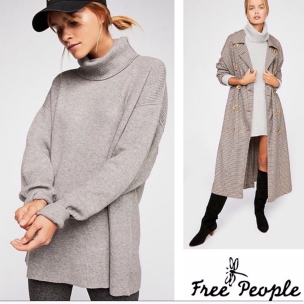Free People Softly Structured Tunic Sweater